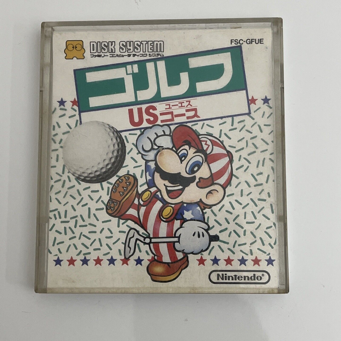 Mario Golf US Course - Nintendo Famicom Disk NES Sports JAPAN 1987 Game