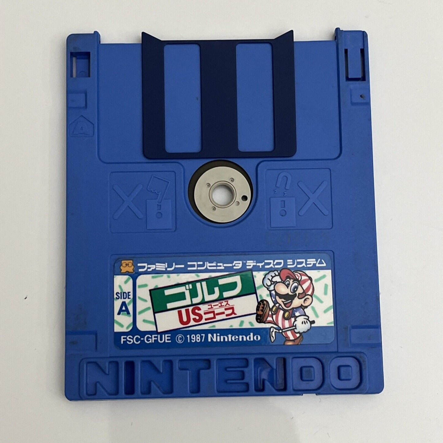 Mario Golf US Course - Nintendo Famicom Disk NES Sports JAPAN 1987 Game