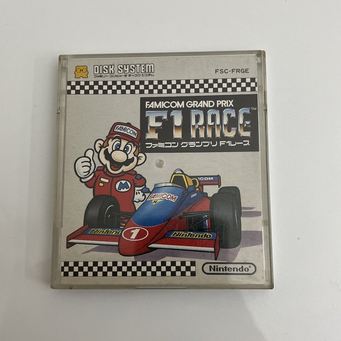Famicom Grand Prix Mario F1 Race - Nintendo Famicom Disk NES NTSC-J JAPAN 1987