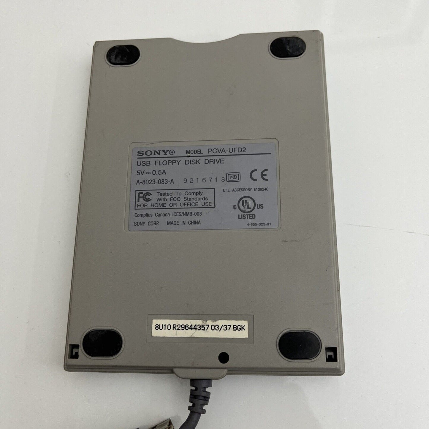 Sony VAIO USB Floppy Disk Drive External PCVA-UFD2