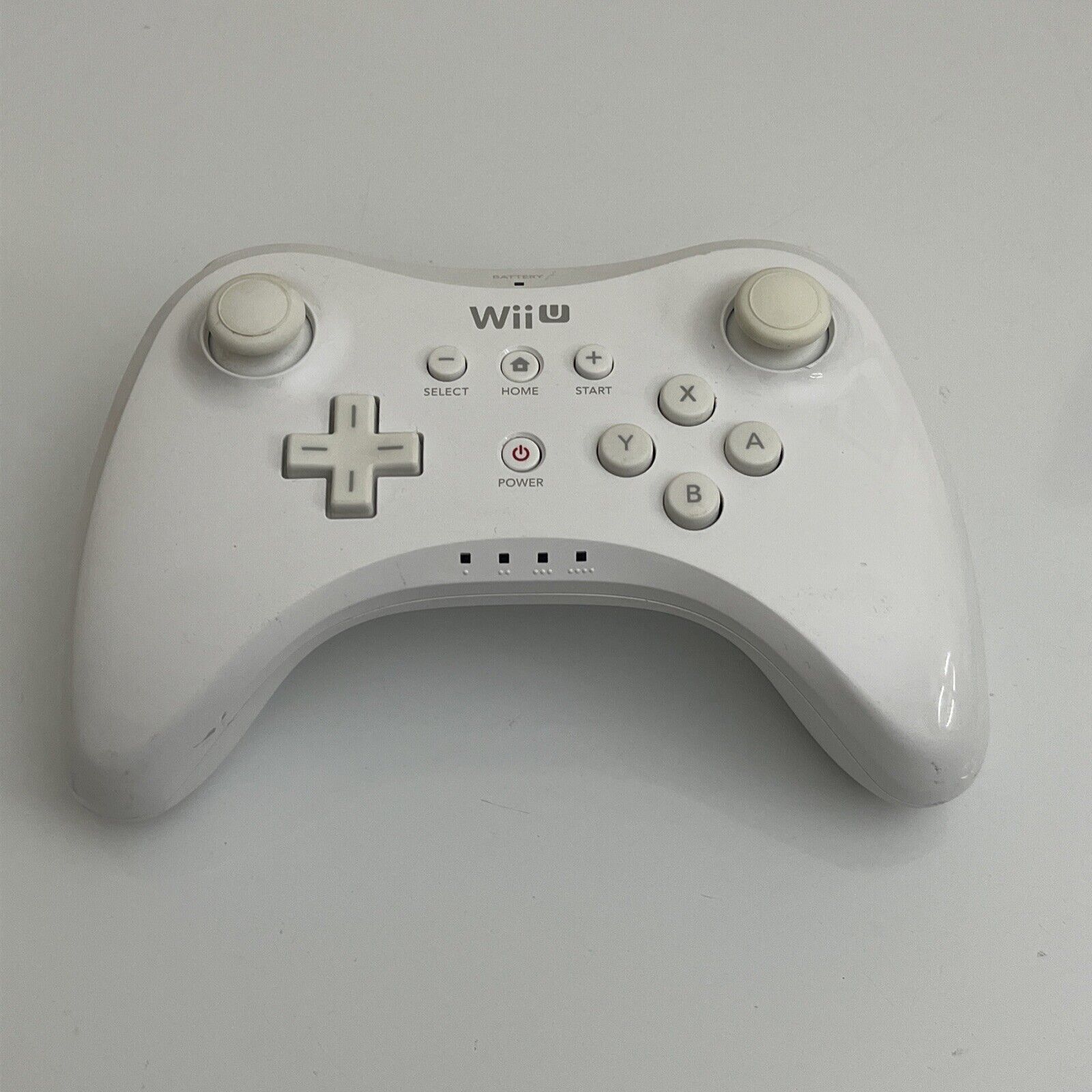 Official Nintendo Wii U Pro Controller Wireless Bluetooth Genuine Whit ...