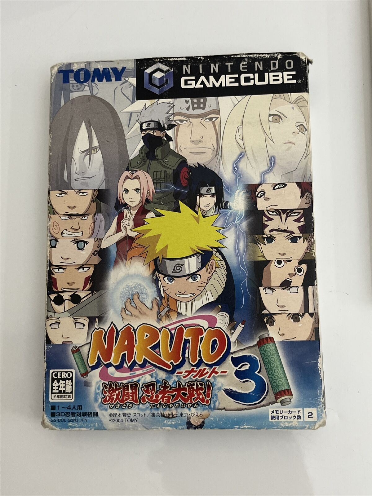 Naruto 3 - Nintendo GameCube NTSC-J JAPAN Fighting Game Complete