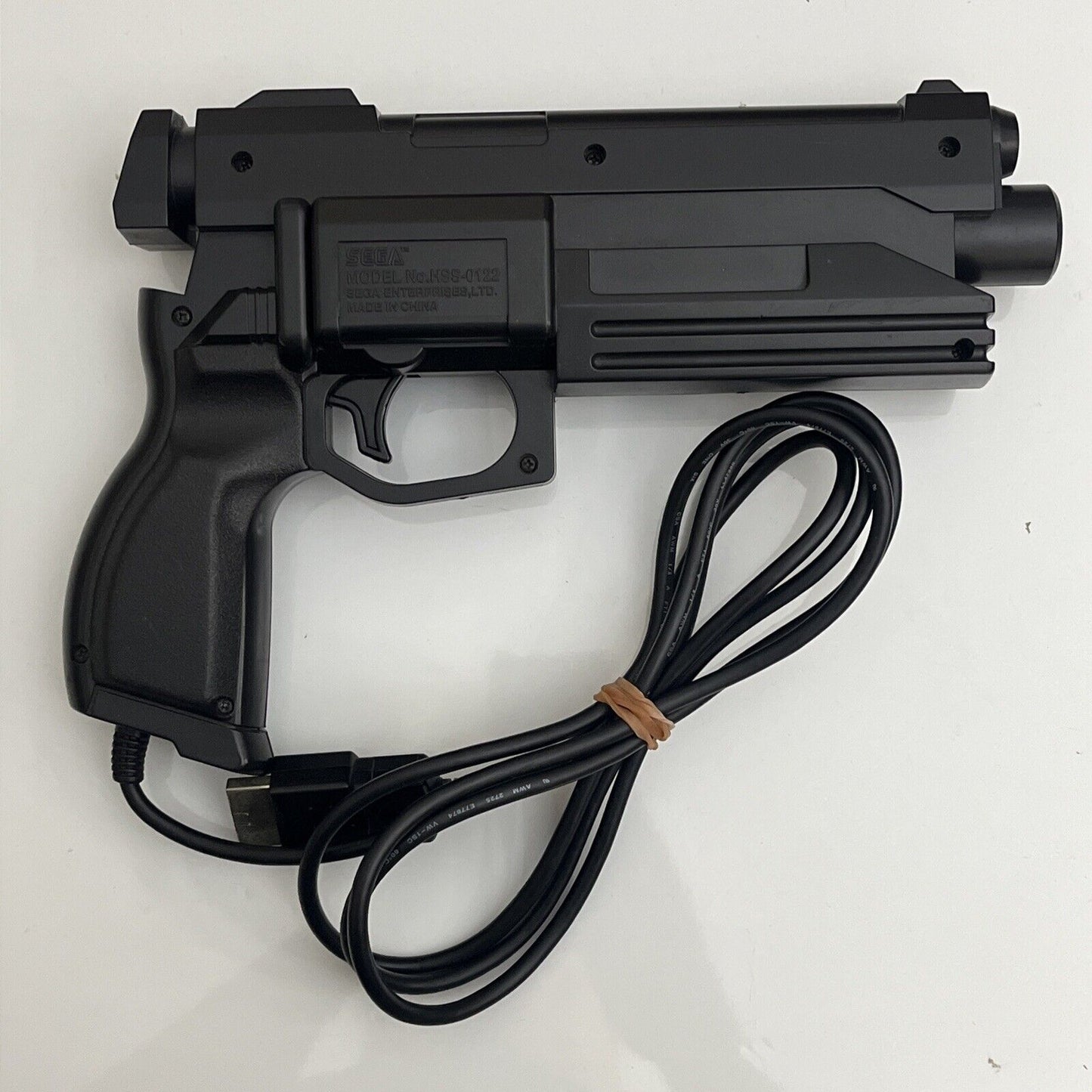 Official Sega Saturn Light Gun Controller HSS-0122 Genuine Virtua Gun Black