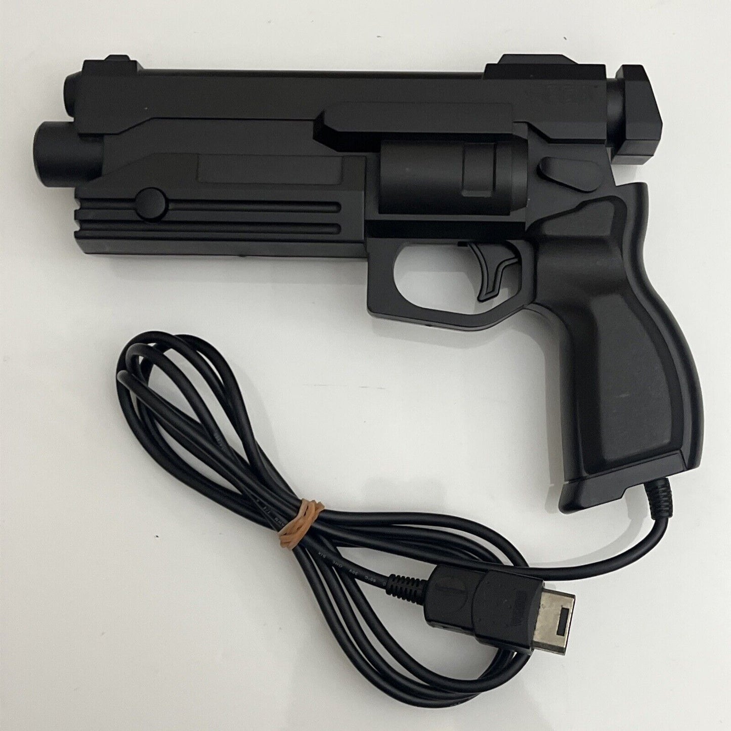 Official Sega Saturn Light Gun Controller HSS-0122 Genuine Virtua Gun Black