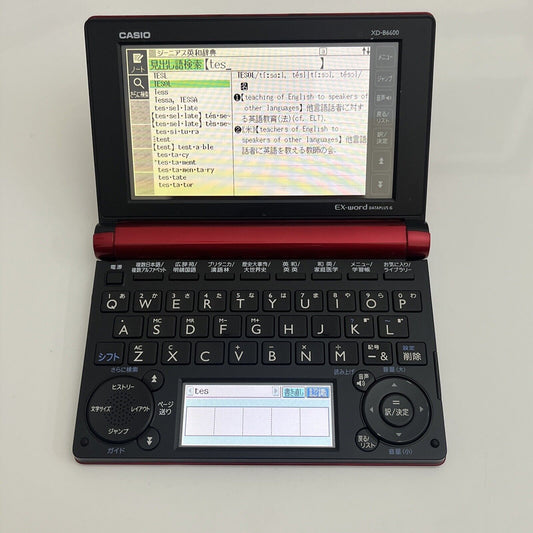 Casio EX-word Dataplus 6 XD-B6600 Japanese English Electronic Dictionary