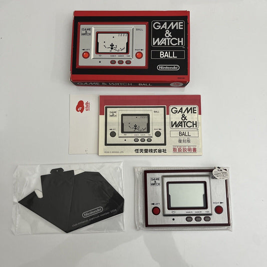 Game & Watch Ball Nintendo Club Japan Exclusive Limited Edition NEW RGW-001
