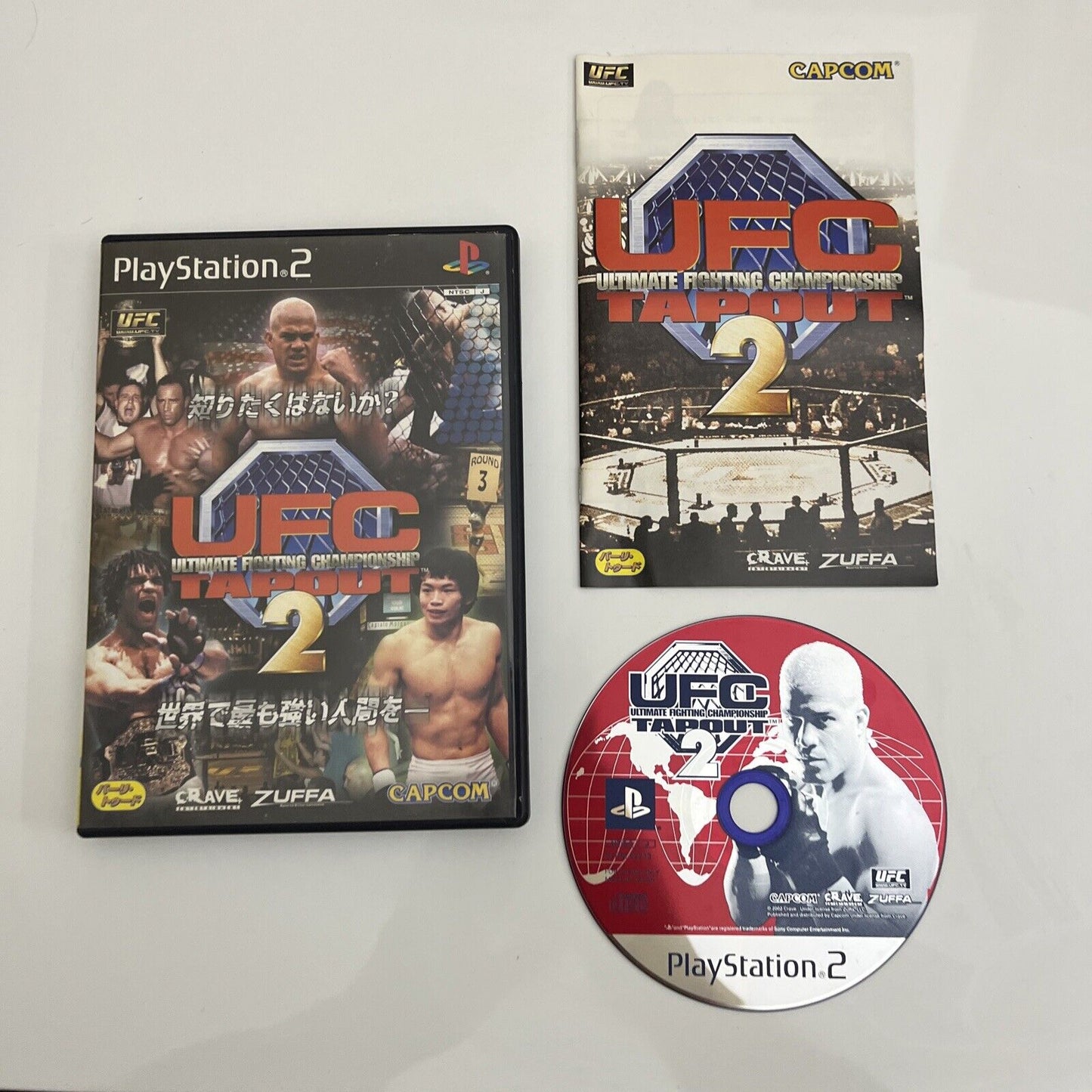 UFC Ultimate Tapout 2 - Sony PlayStation PS2 NTSC-J JAPAN Game Complete