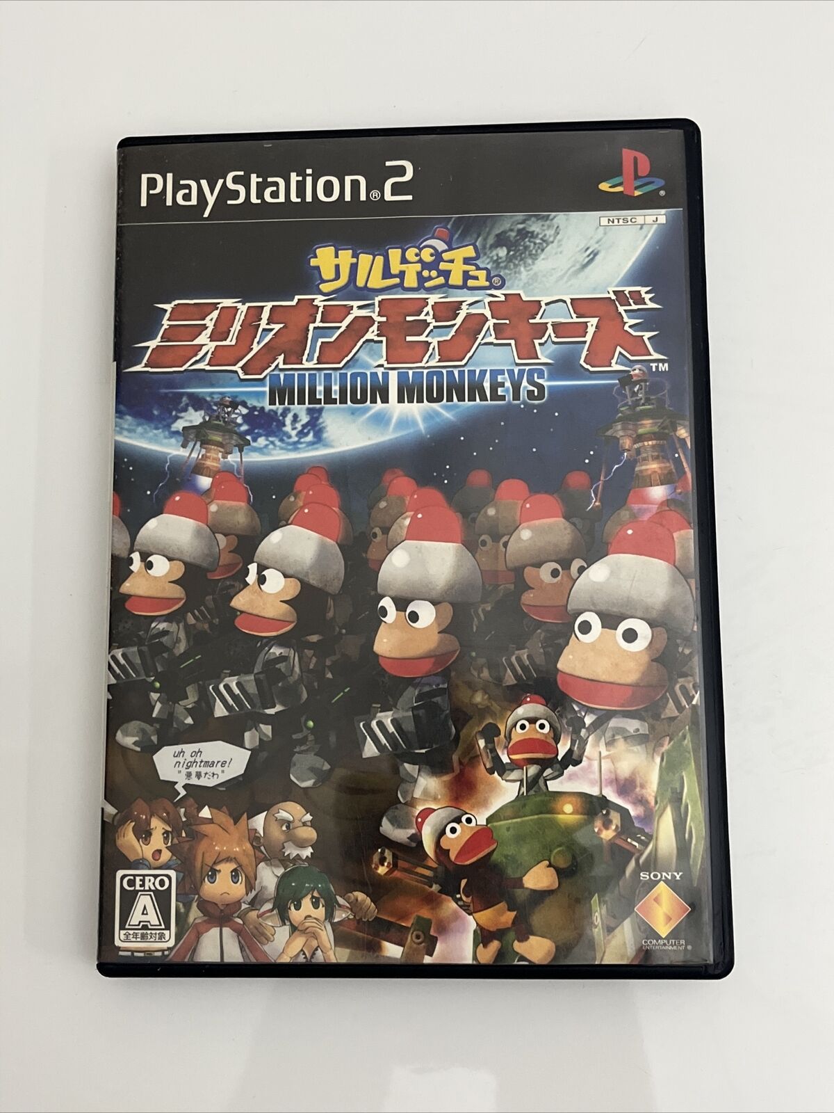 Ape Escape Million Monkeys - Sony PlayStation PS2 NTSC-J JAPAN Game