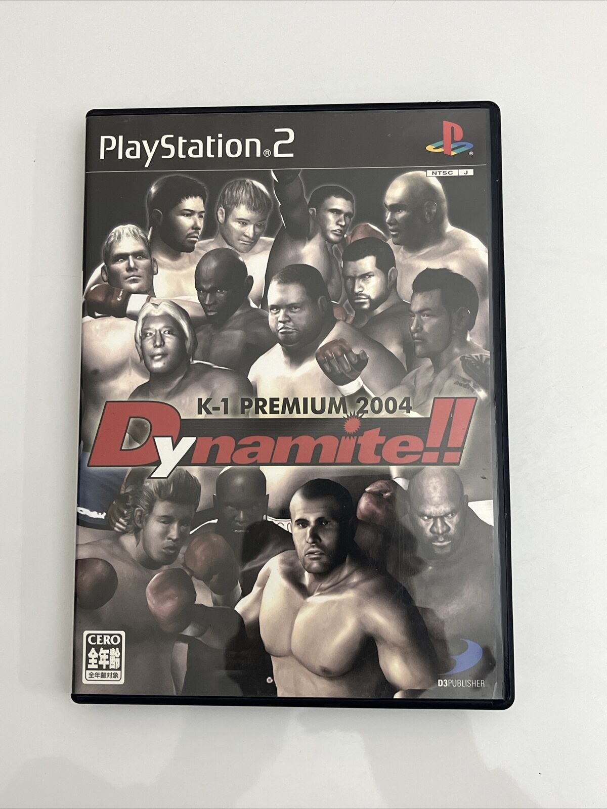 K-1 Premium Fighting 2004 Dynamite - Sony PlayStation PS2 NTSC-J JAPAN Complete