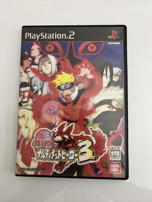 Naruto : Narutimate Hero 3 - Sony PlayStation PS2 NTSC-J JAPAN Game