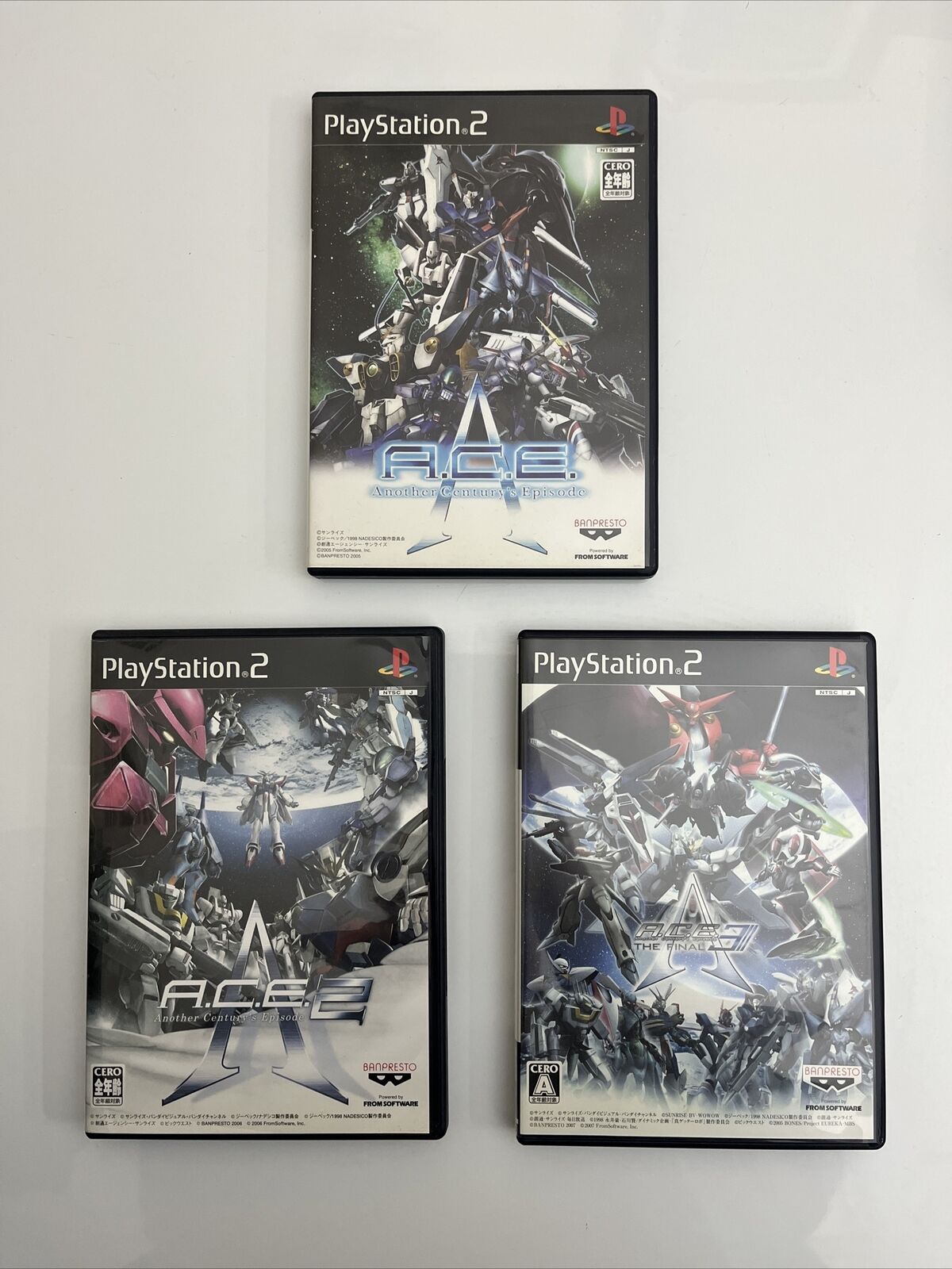 A.C.E. Another Century's Episode 1,2,3  - PlayStation PS2 NTSC-J JAPAN Complete