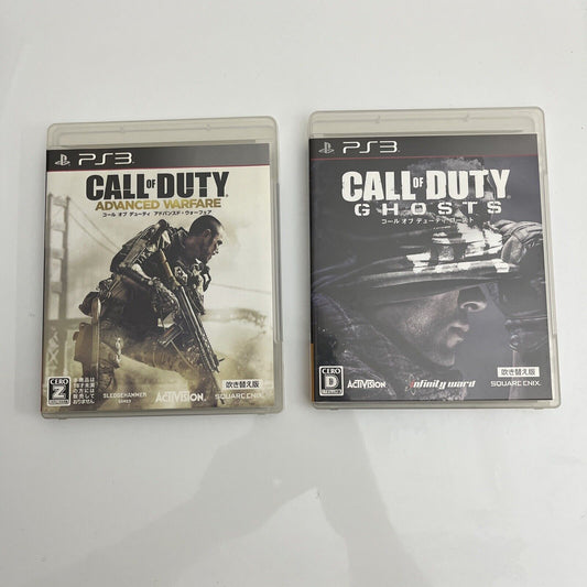 Call Of Duty Advance Warfare + Ghosts - Sony PlayStation 3 PS3 JAPAN Game