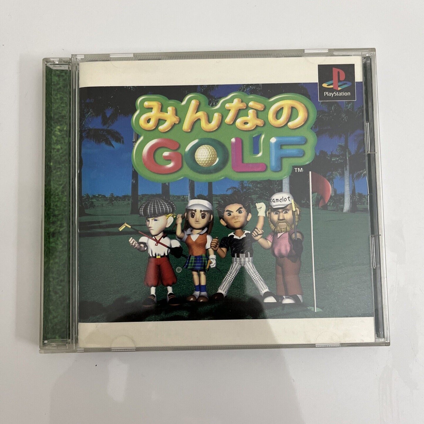 Everybody's Golf 1 & 2 Minna no Golf - PS1 PlayStation NTSC-J Japan Complete