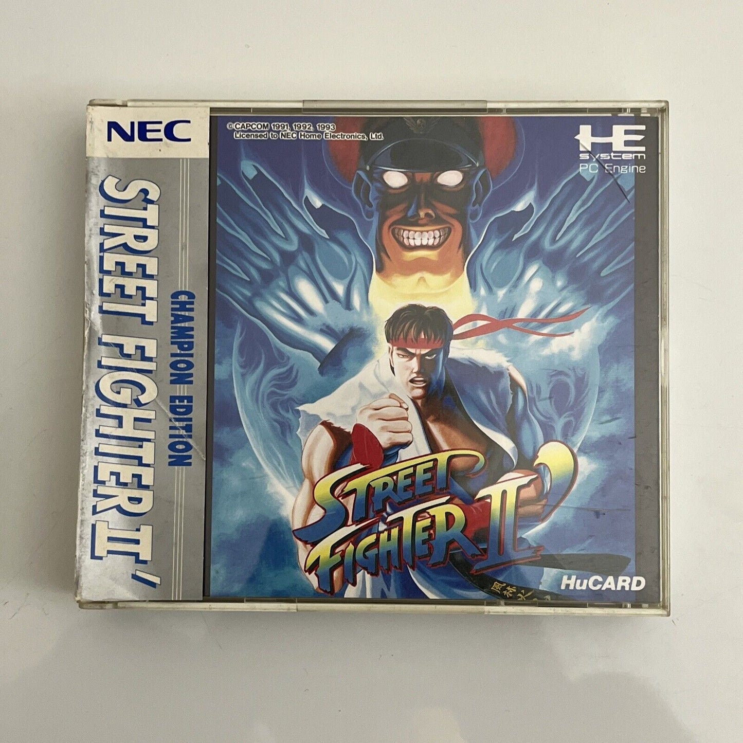 Street Fighter II Champion Edition - PC Engine NTSC-J JAPAN HuCard Game Complete