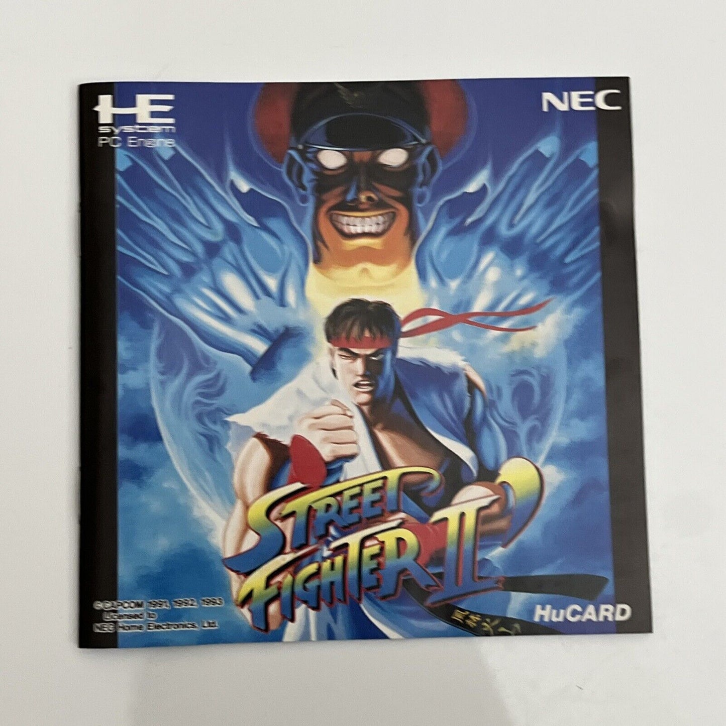 Street Fighter II Champion Edition - PC Engine NTSC-J JAPAN HuCard Game Complete