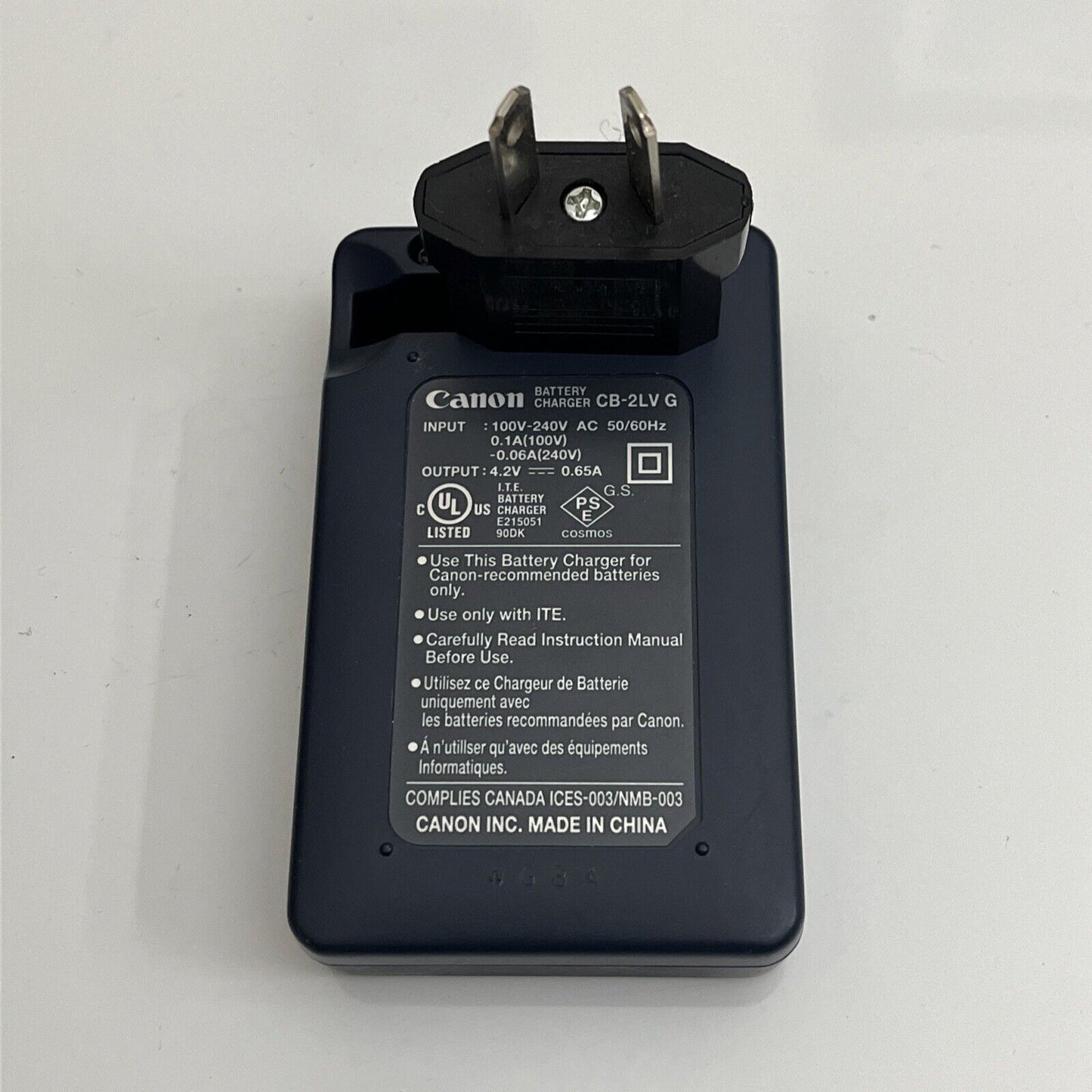 Genuine Canon CB-2LV G Charger for NB-4L Battery