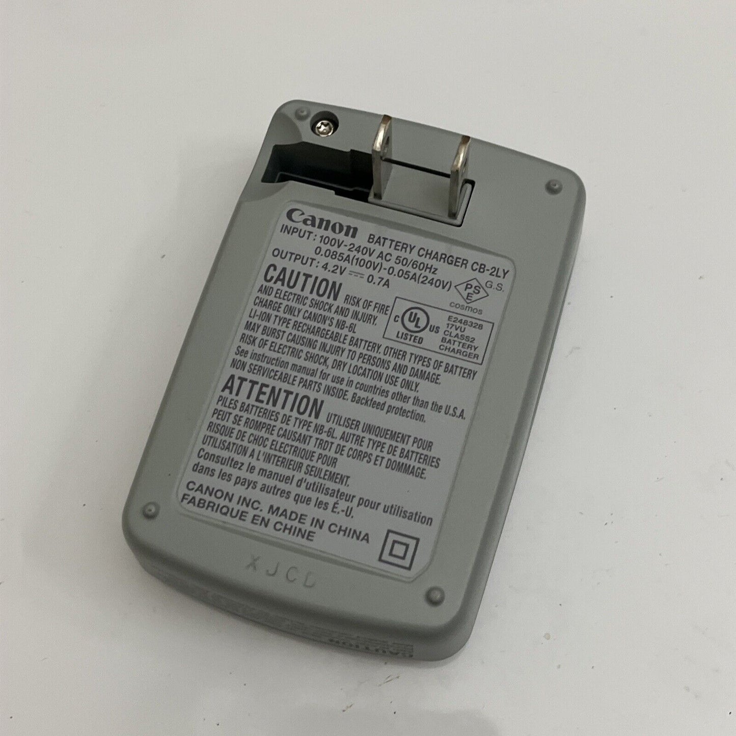 Canon CB-2LY Genuine OEM Battery Charger for NB-6L battery