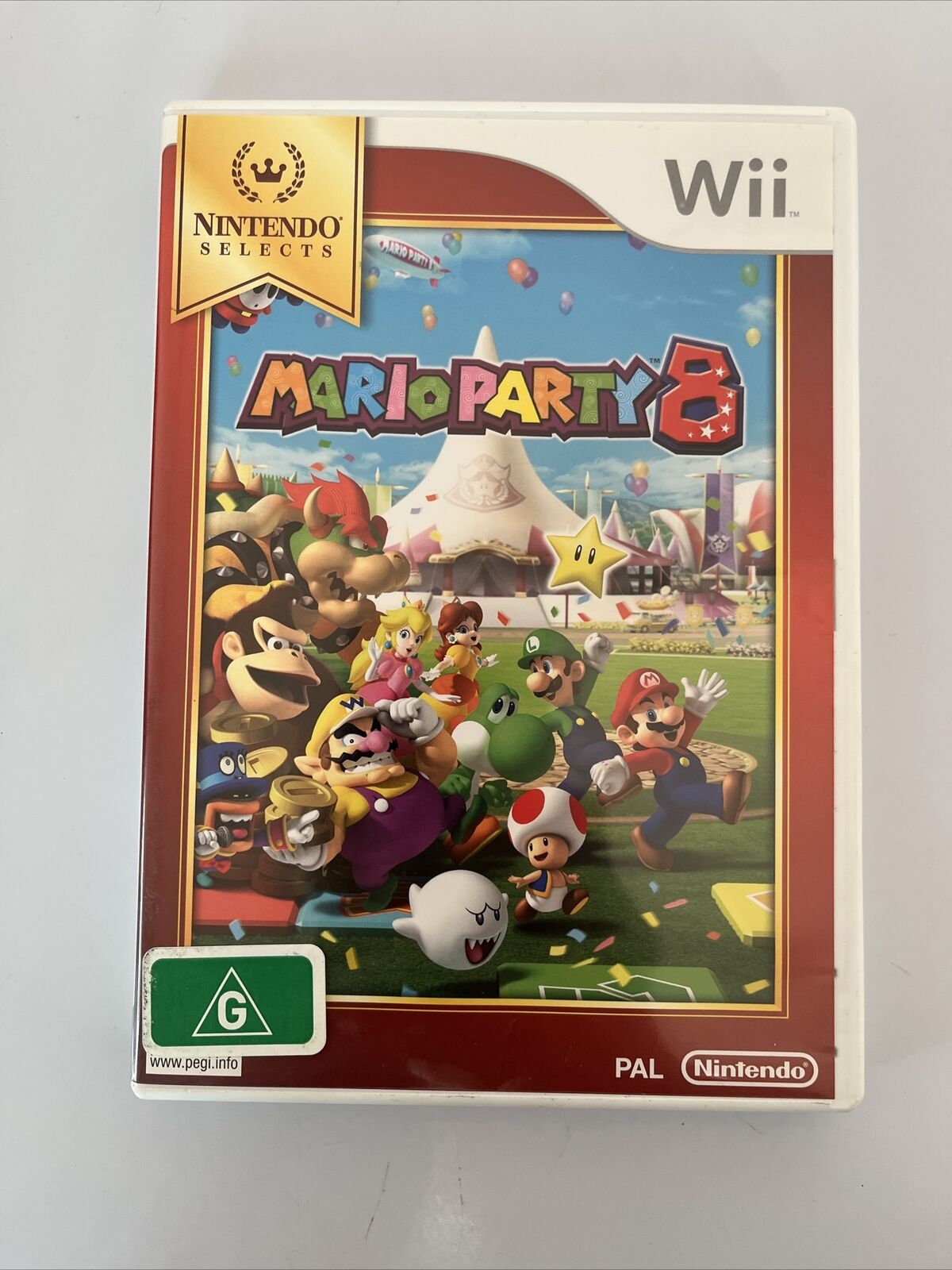 Mario Party 8 Nintendo Wii Pal Game Complete Retro Unit 3659