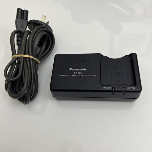 Panasonic DE-929 Genuine OEM Battery Charger for CGA-S001 BCA7 DMC-F1 FX1 FX5