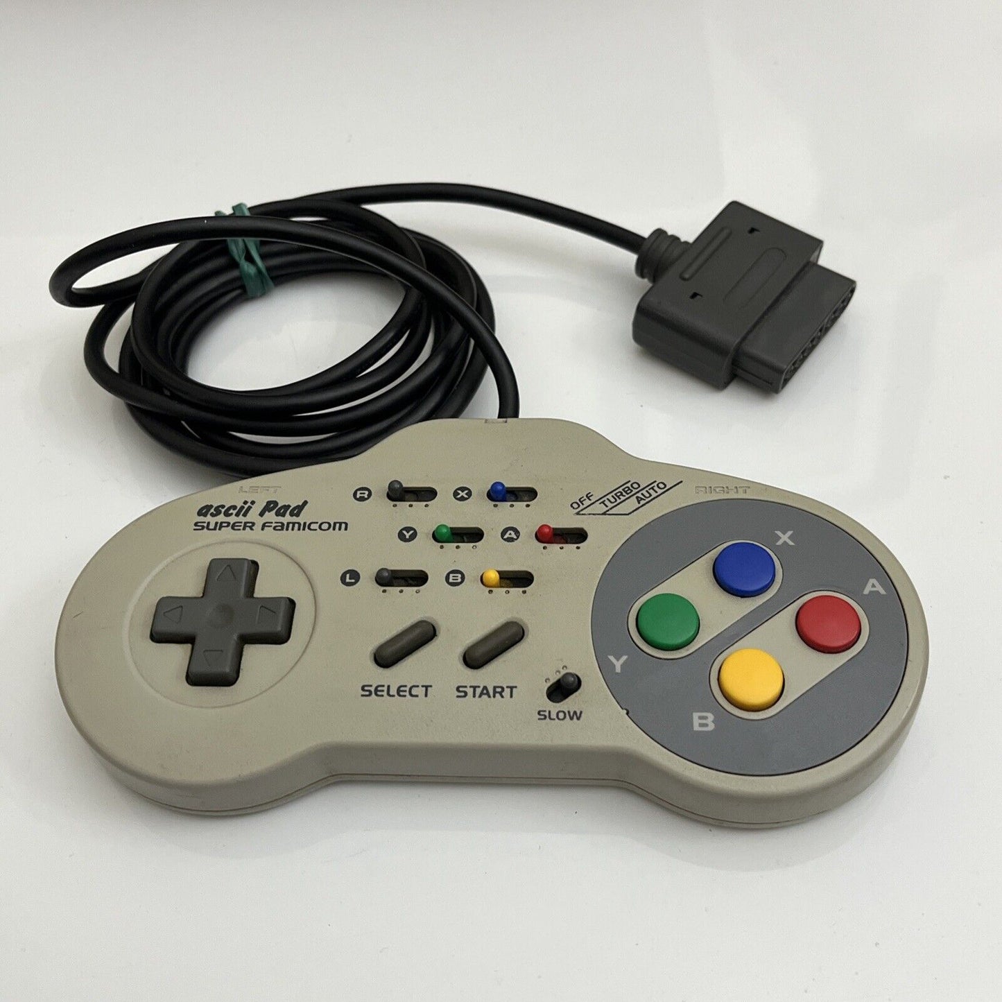 Nintendo ASCII Pad Super SNES Controller Gamepad with Turbo Function