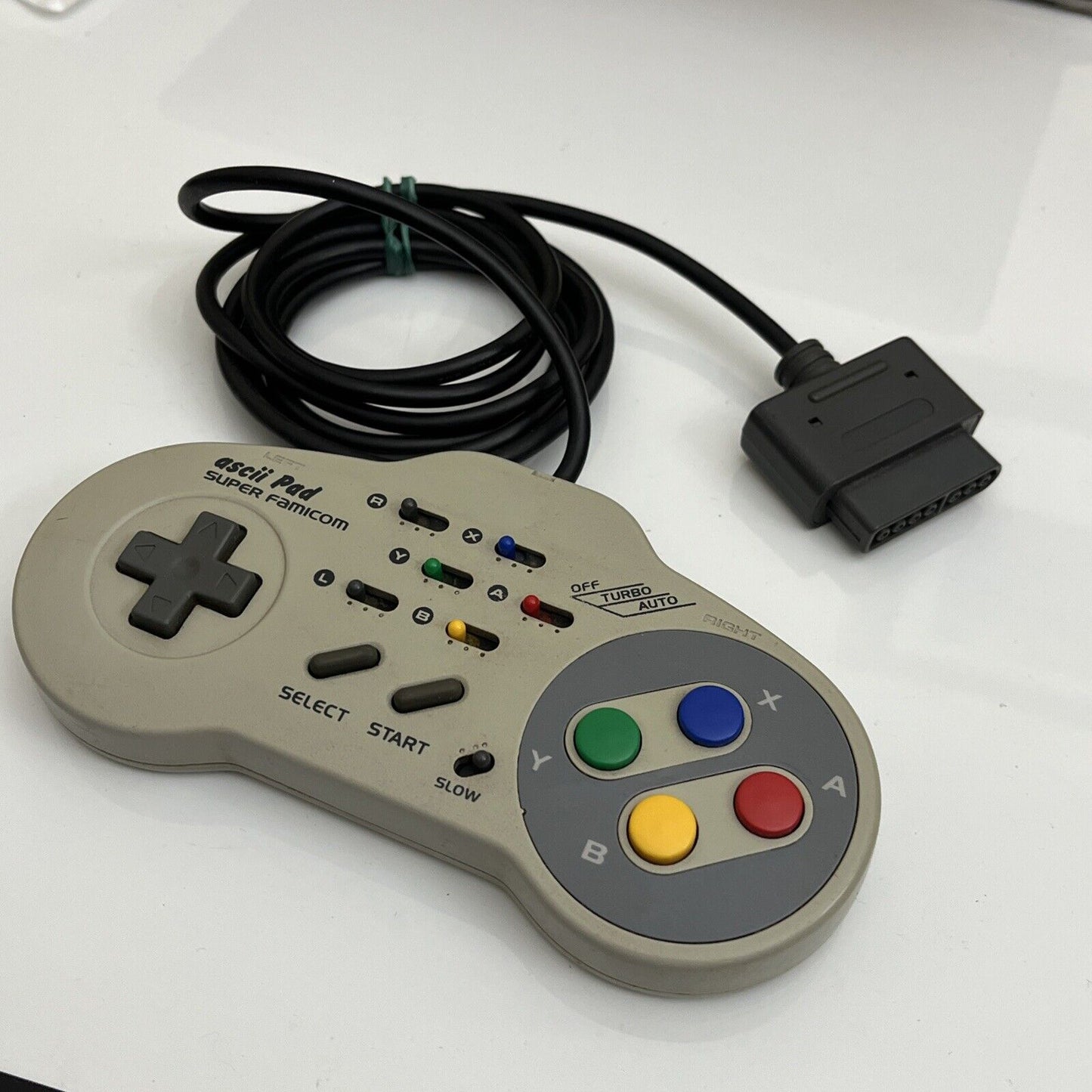 Nintendo ASCII Pad Super SNES Controller Gamepad with Turbo Function