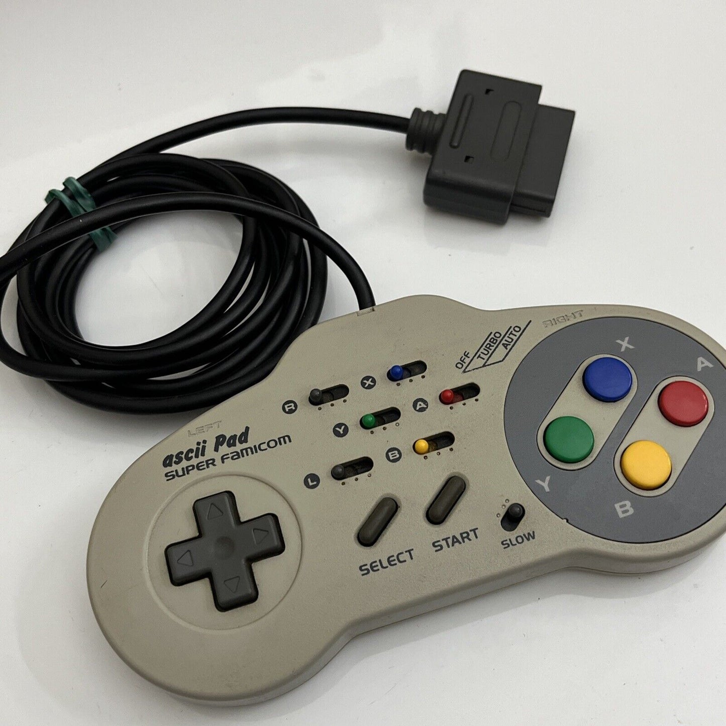 Nintendo ASCII Pad Super SNES Controller Gamepad with Turbo Function