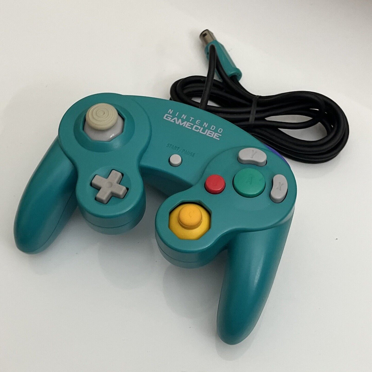 Genuine Official Nintendo GameCube Controller Emerald Blue Turquoise