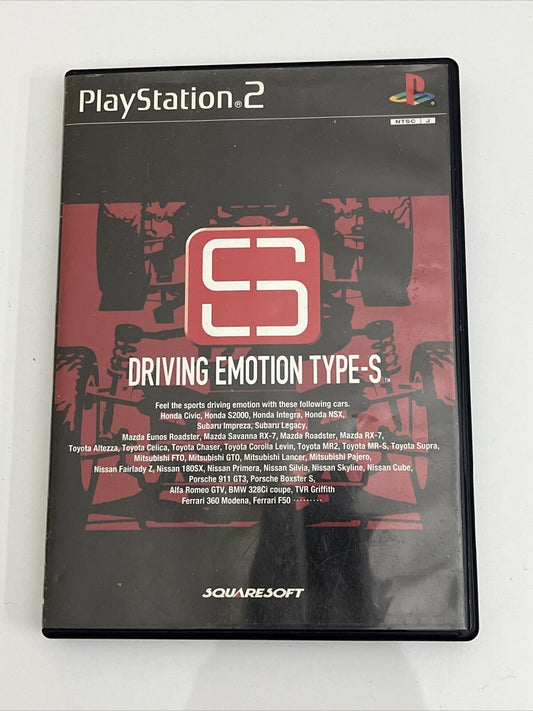 Driving Emotion Type-S - Sony PlayStation PS2 NTSC-J JAPAN Game Complete