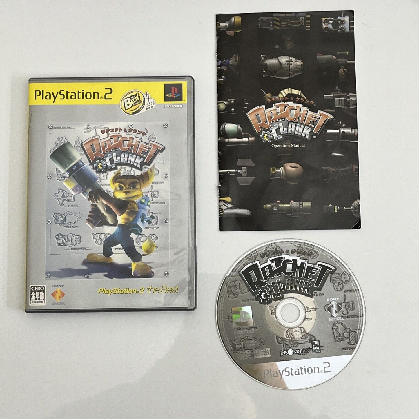 Ratchet & Clank - Sony PlayStation PS2 NTSC-J JAPAN Game  Complete