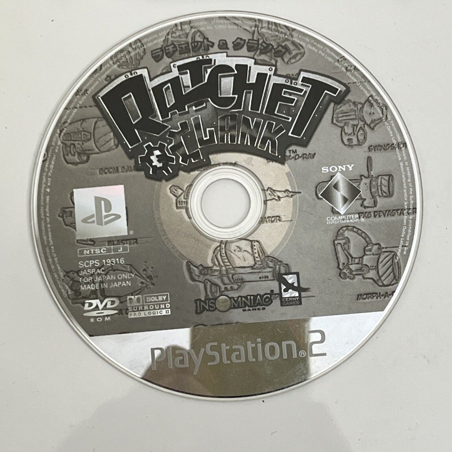 Ratchet & Clank - Sony PlayStation PS2 NTSC-J JAPAN Game  Complete