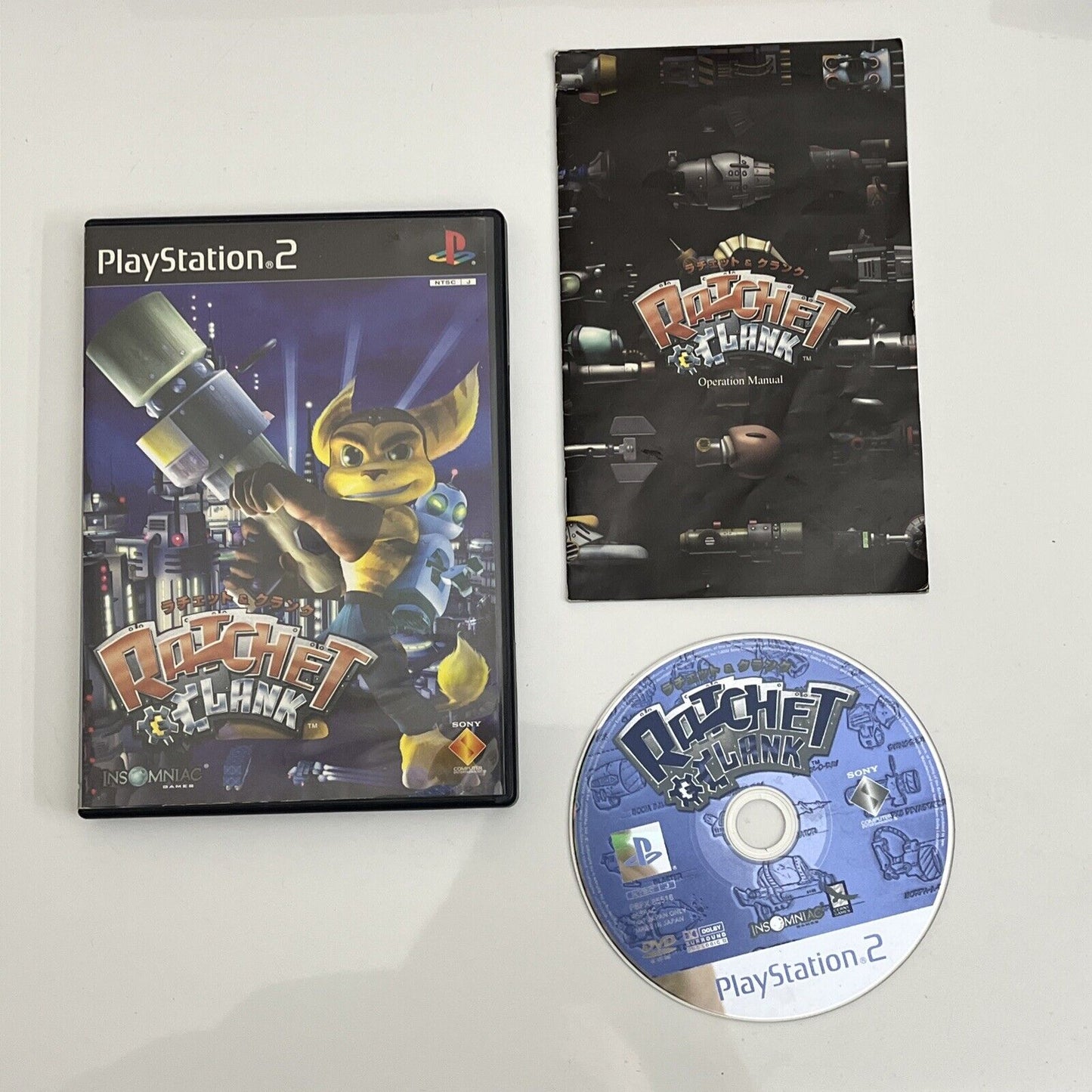 Ratchet & Clank 1 - Sony PlayStation PS2 NTSC-J JAPAN Game Complete