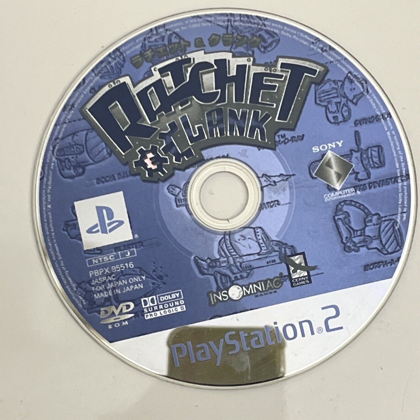 Ratchet & Clank 1 - Sony PlayStation PS2 NTSC-J JAPAN Game Complete