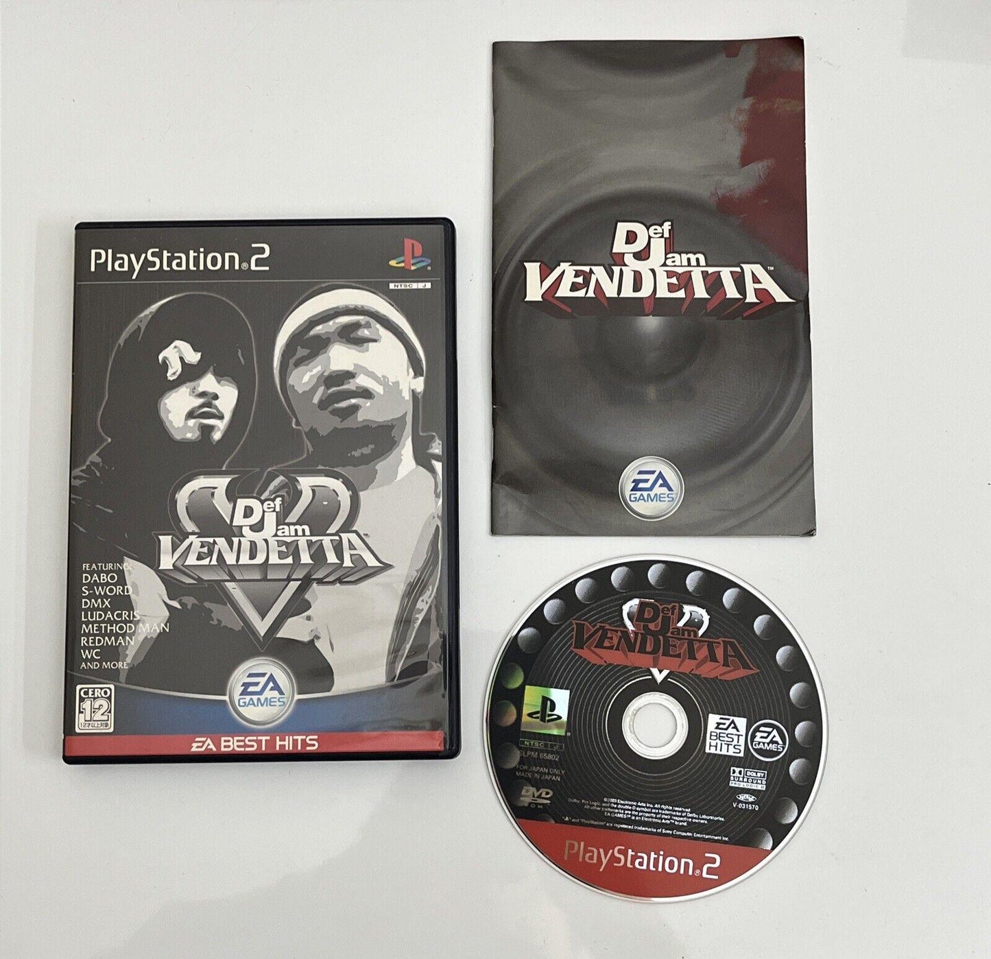 Def Jam Vendetta - Sony PlayStation PS2 NTSC-J JAPAN Game Complete