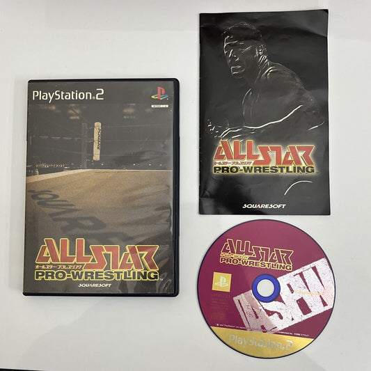 All Star Pro Wrestling - Sony PlayStation PS2 NTSC-J JAPAN Game Complete