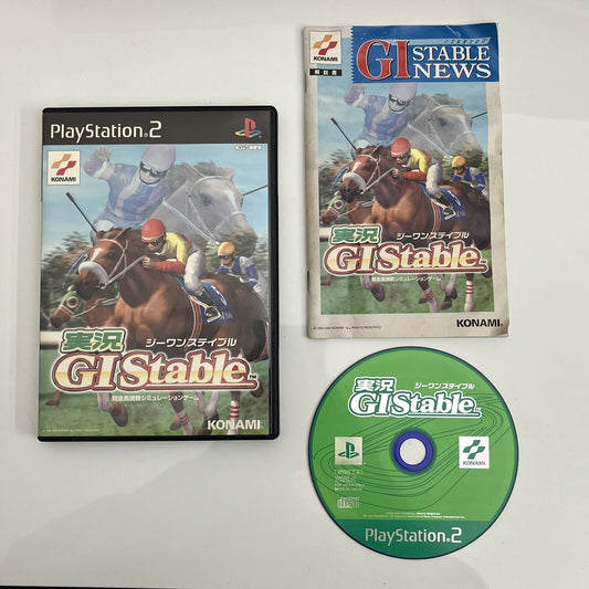 Jikkyou G1 Stable - Sony PlayStation PS2 NTSC-J JAPAN Game Complete
