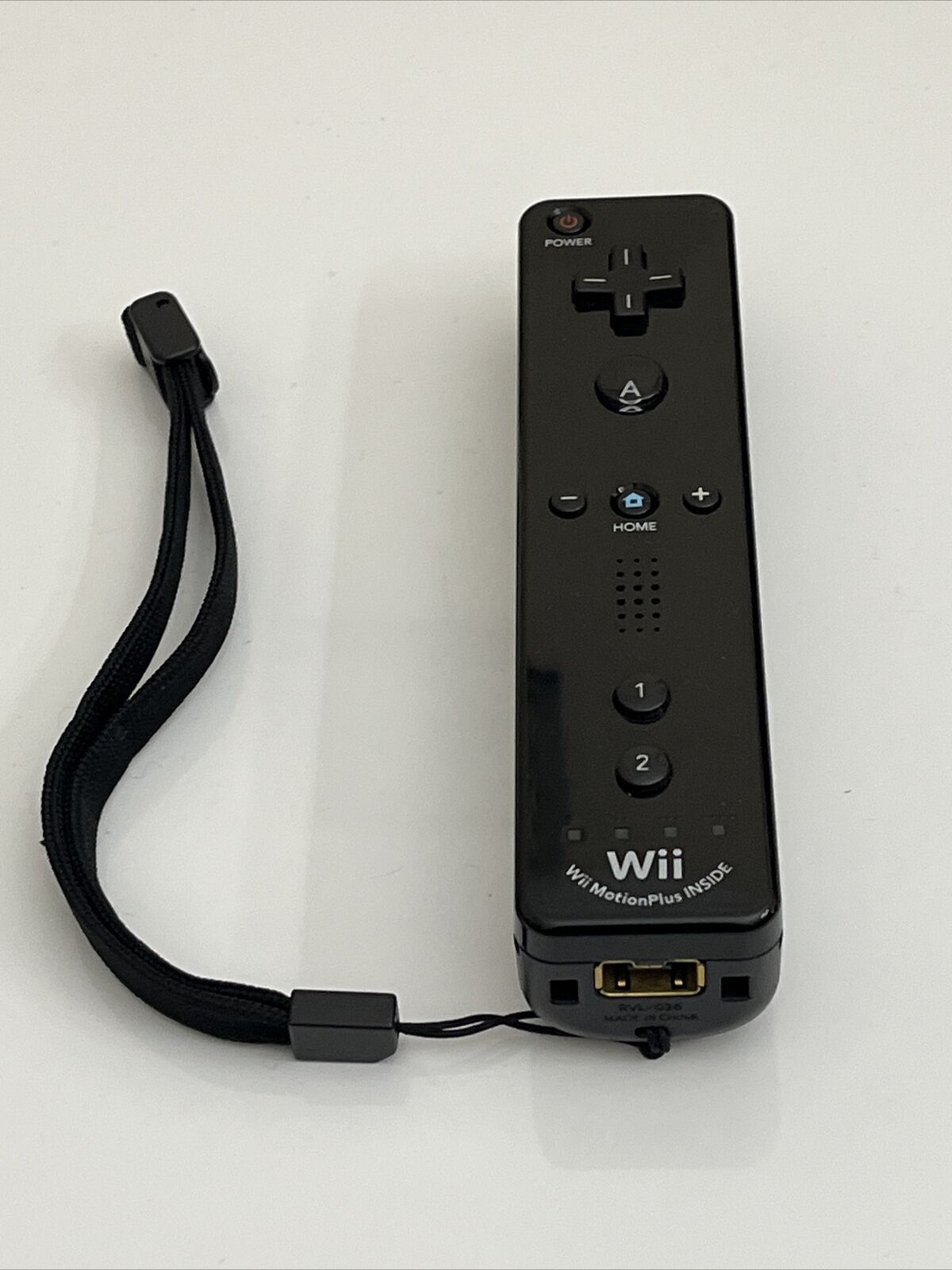 Official Nintendo Wii Motion Plus Remote Wiimote Controller Black