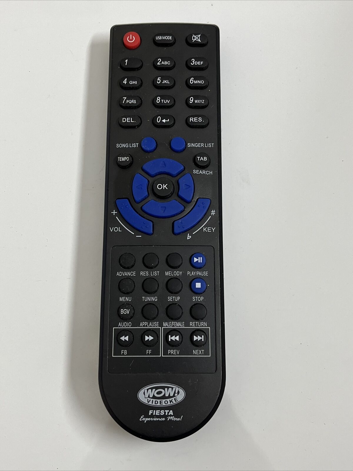 Wow Karaoke Fiesta Remote Control