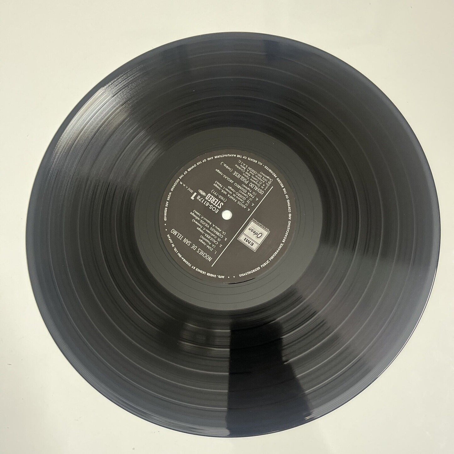 Osvaldo Pugliese y su Orquesta Topical 1976 LP Vinyl Record EOS-81178