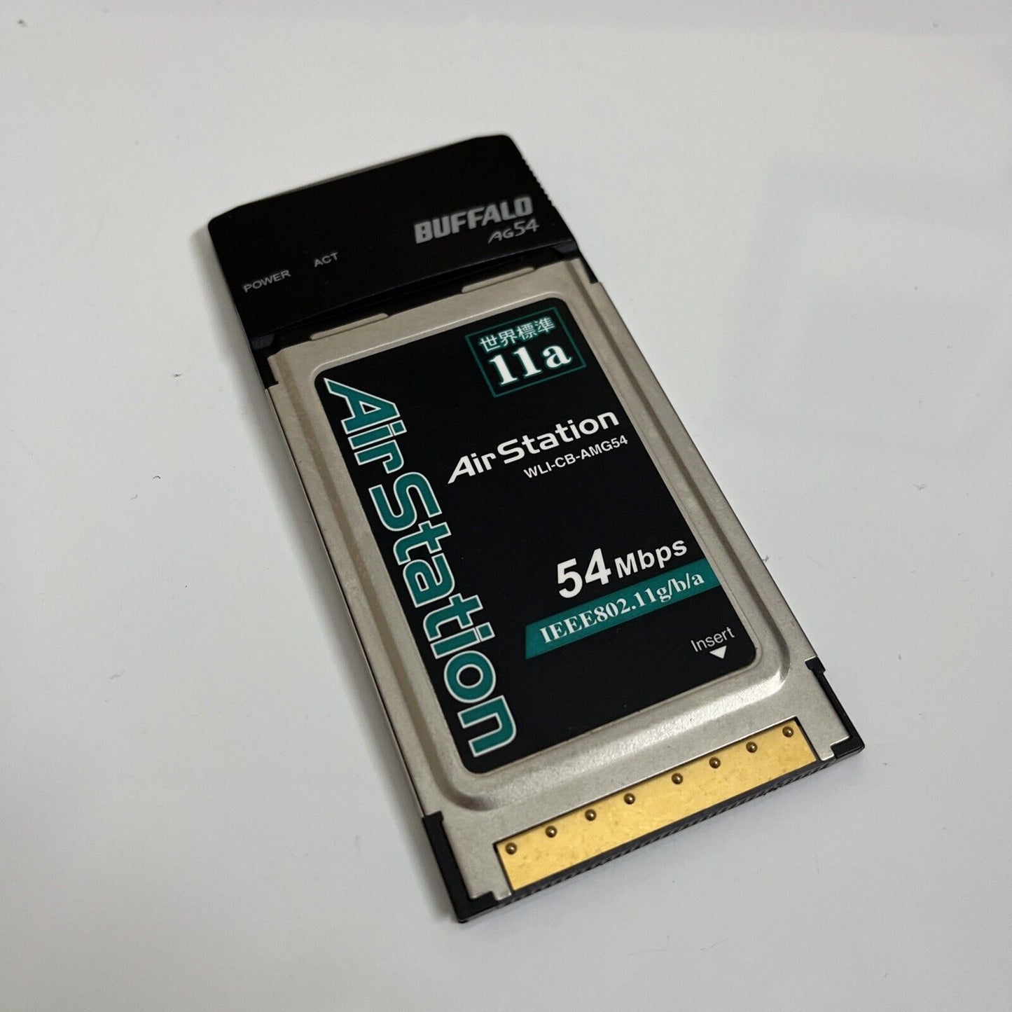 Buffalo Air Station 54 Mbps Wireless Wi-Fi Card WLI-CB-AMG54 PCMCIA