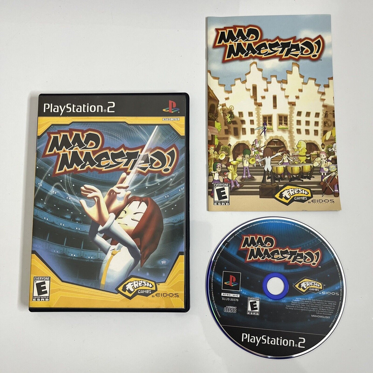 Mad Maestro - Sony PlayStation PS2 NTSC USA Game Complete