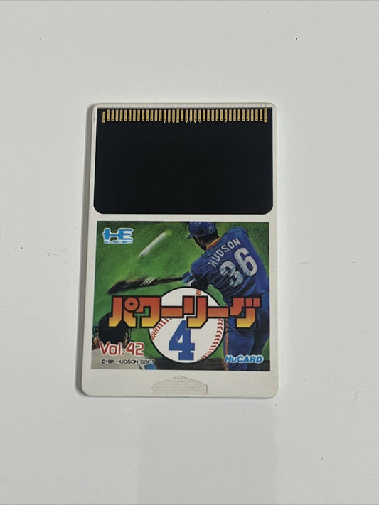 Power League 4 Baseball - PC Engine PCE NTSC-J JAPAN Game