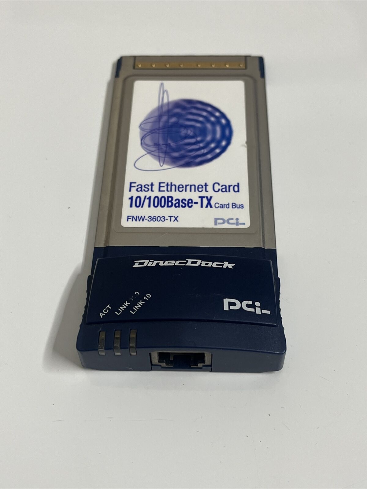 Fast Ethernet Card 10/100Base-TX Card Bus FNW-3603-TX PCMCIA