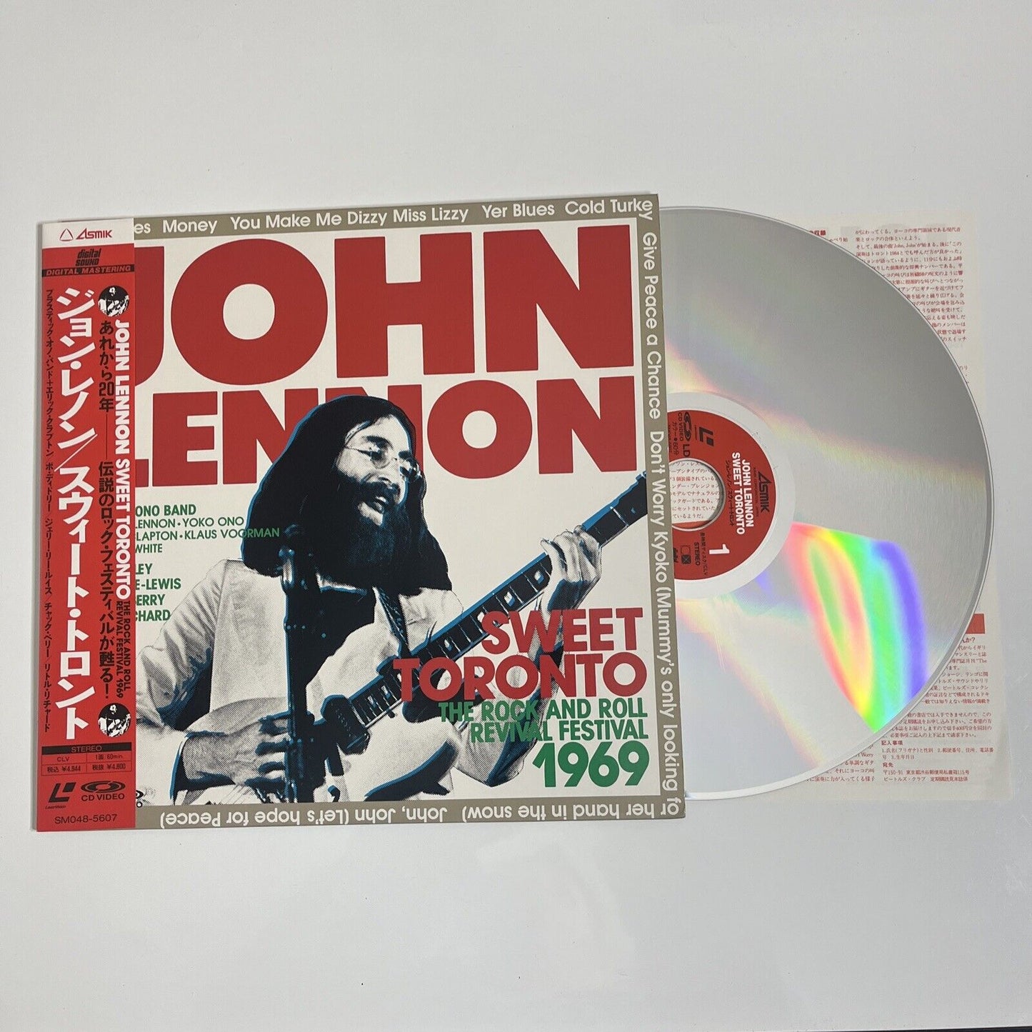 John Lennon – Sweet Toronto The Rock & Roll Revival Festival 1969 Laserdisc NTSC