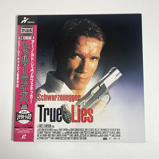 True Lies (Laserdisc LD, 1994) Arnold Schwarzenegger Film - Gatefold NTSC