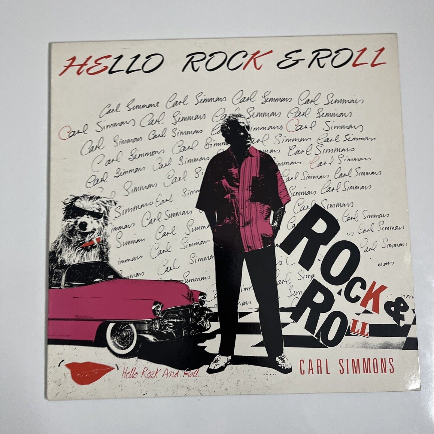 Carl Simmons - Hello Rock & Roll LP Vinyl Record TOSH LP1