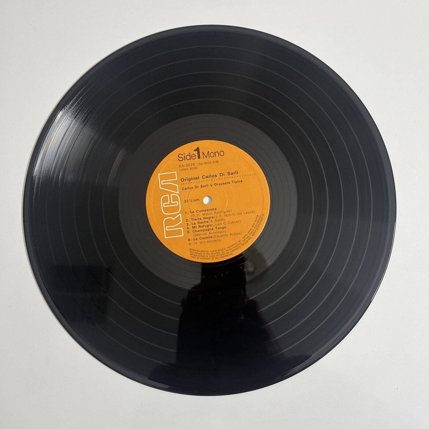 Carlos Di Sarli Best Collection 2x LP 1974 Vinyl Record RA-9025 26 RCA Gatefold