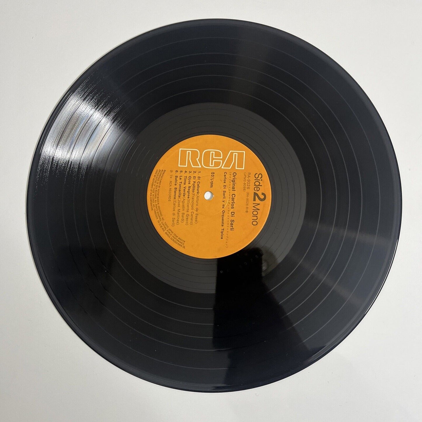 Carlos Di Sarli Best Collection 2x LP 1974 Vinyl Record RA-9025 26 RCA Gatefold