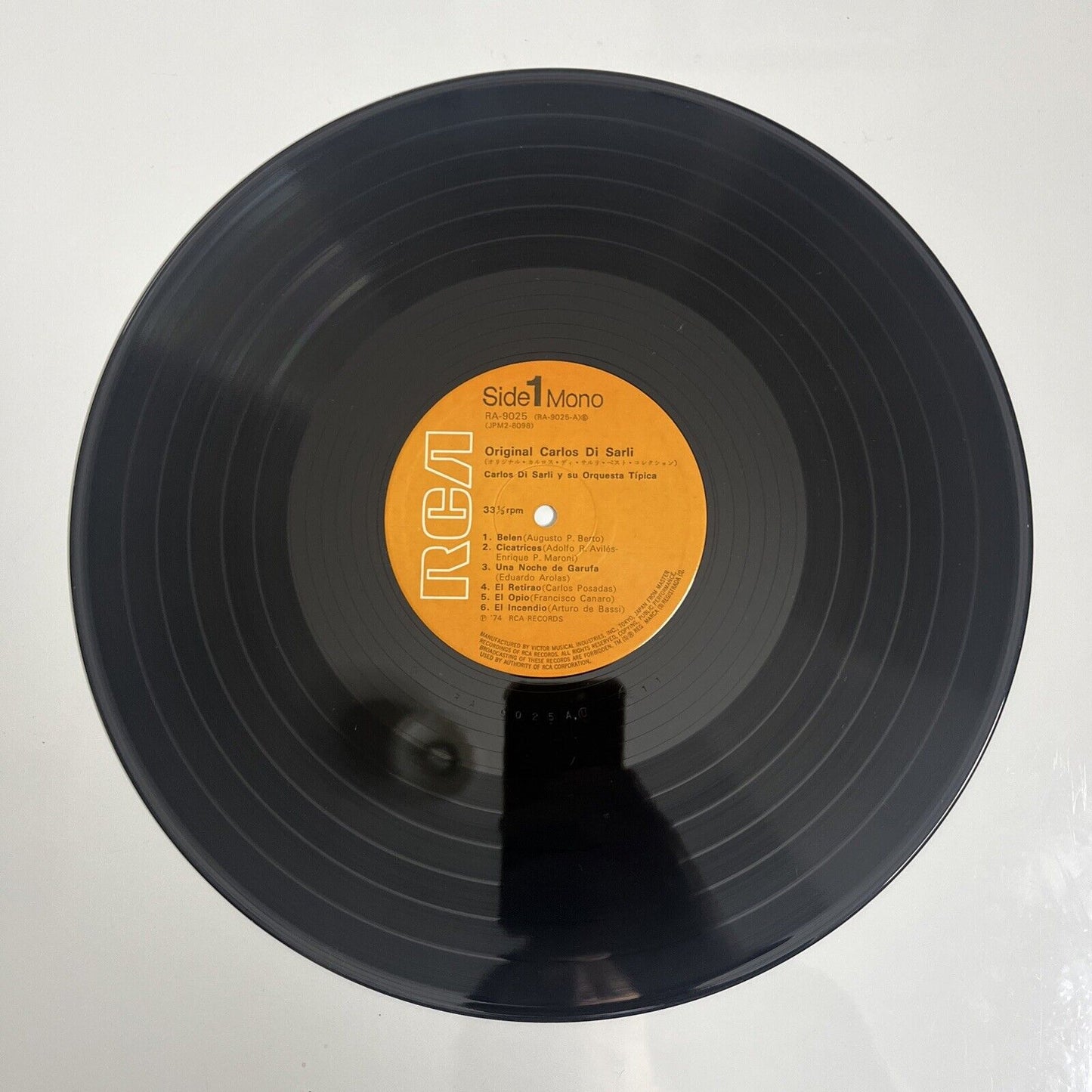 Carlos Di Sarli Best Collection 2x LP 1974 Vinyl Record RA-9025 26 RCA Gatefold