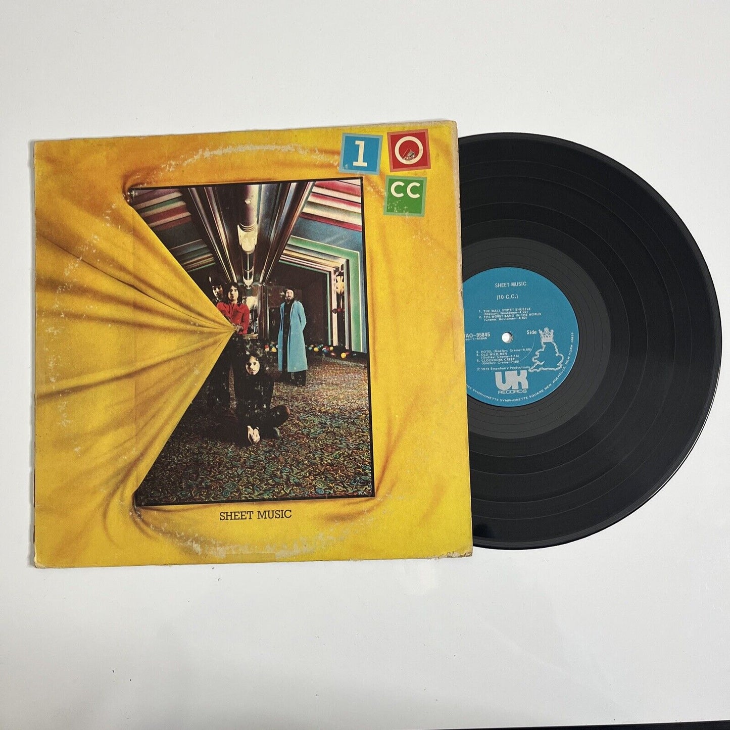 10cc – Sheet Music LP 1974 Vinyl Record SWAO-95845