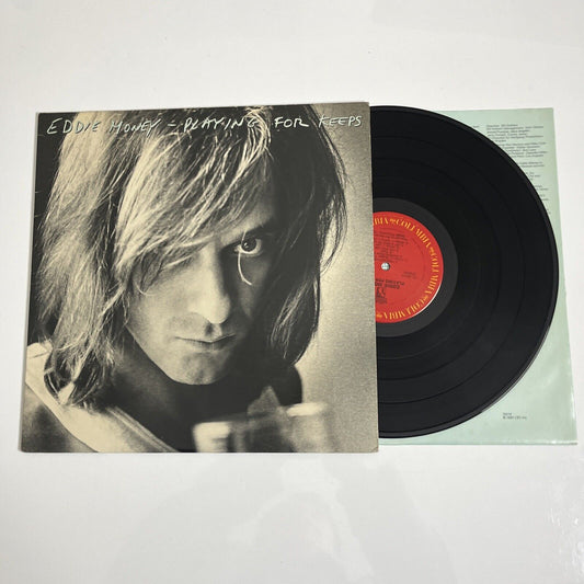 Eddie Money - Playing For Keeps LP Vinyl Record 1980 FC 36514